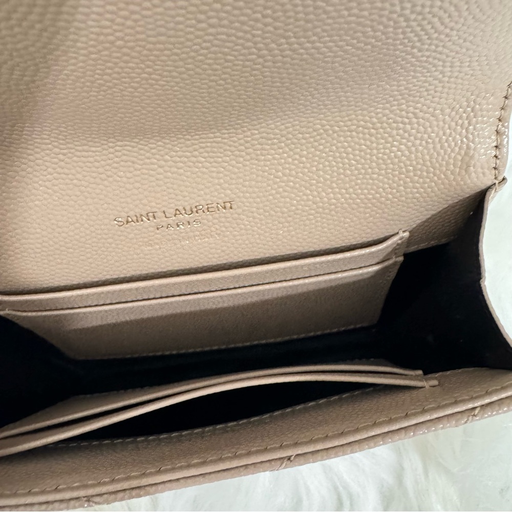 YSL Saint Laurent Small Monogram Envelope Wallet - Picture 9 of 14